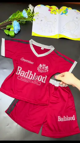 Sét bộ Badblood bé gái chất cotton su mềm mịn mát #thoitrangtreem #bochobe #quanaotreem #bococtaychobe #bobegai 