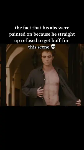 I don’t even blame him, they couldn’t fire him at that point for refusing 😭 #edwardcullen #fyp #twilight #behindthescenes #funny 