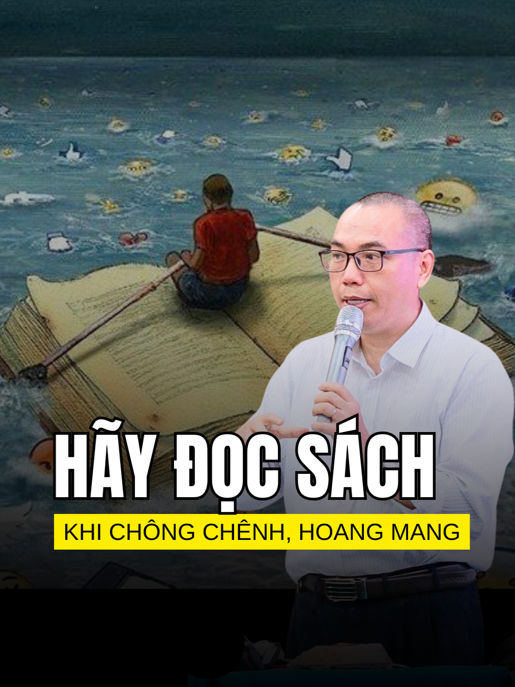 Khi chông chênh hoang mang, hãy đọc sách #tranvietquan #chanhkien #LearnOnTikTok #vulaci #songtute #gocnhindachieu #lookbook #sachhay