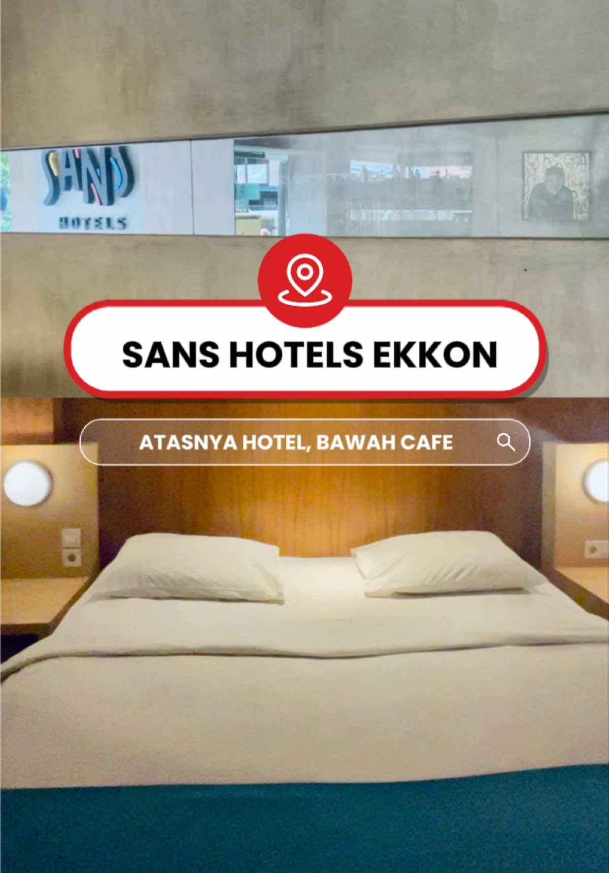 Hotel + coffee shop in one place? Yes please!!🤩 Sans Hotel Ekkon ini satu lokasi sama cafe yang cozy banget, jadi bangun tidur bisa langsung ngopi tanpa keluar jauh ☕️✨ Liburan akhir tahun makin dekat, kamar makin cepet habis. Yuk booking dari sekarang biar nggak kehabisan😊 #BerkeSANS #RedDoorz #CafeHotel #SANSHotelsEkkon #LiburanJogja 