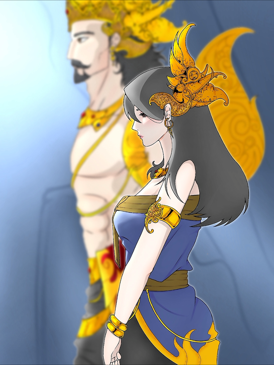 patah hati sang lelananging jagat. #arjuna #janaka #banowati #lovestory 