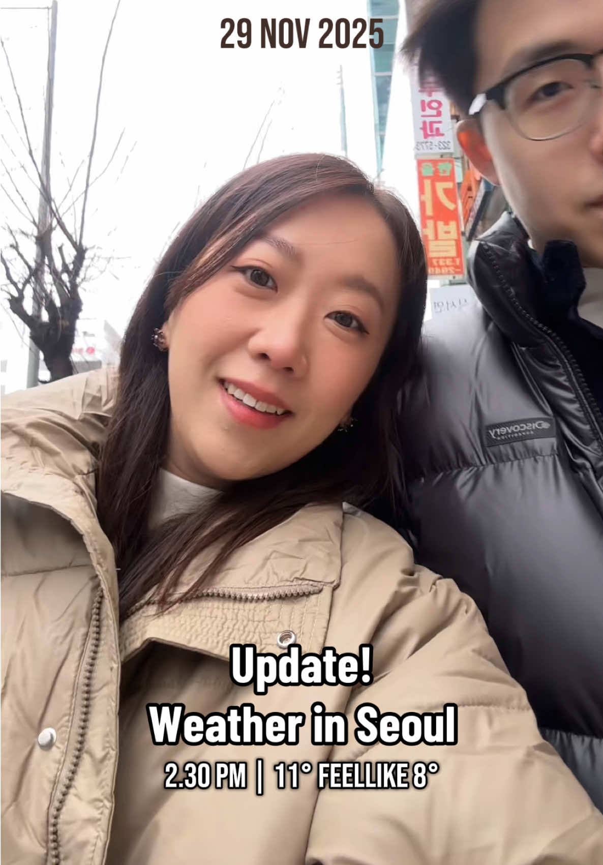 อัปเดตอากาศเกาหลีกันหน่อย!! 29 Nov หนาวววว!!! 🫨❄️ #weather #seoul #weatherinkorea #อากาศ #winter 