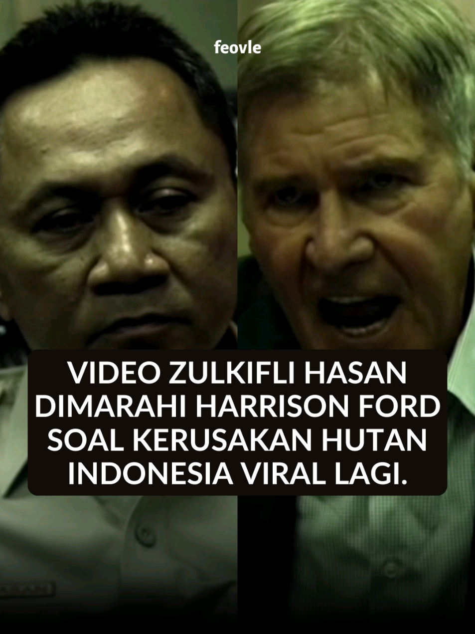 Aktor senior Harrison Ford pernah memarahi Zulkifli Hasan, yang saat itu menjabat sebagai Menteri Kehutanan RI di era pemerintahan Presiden Susilo Bambang Yudhoyono (2009–2014), dalam dokumenter 