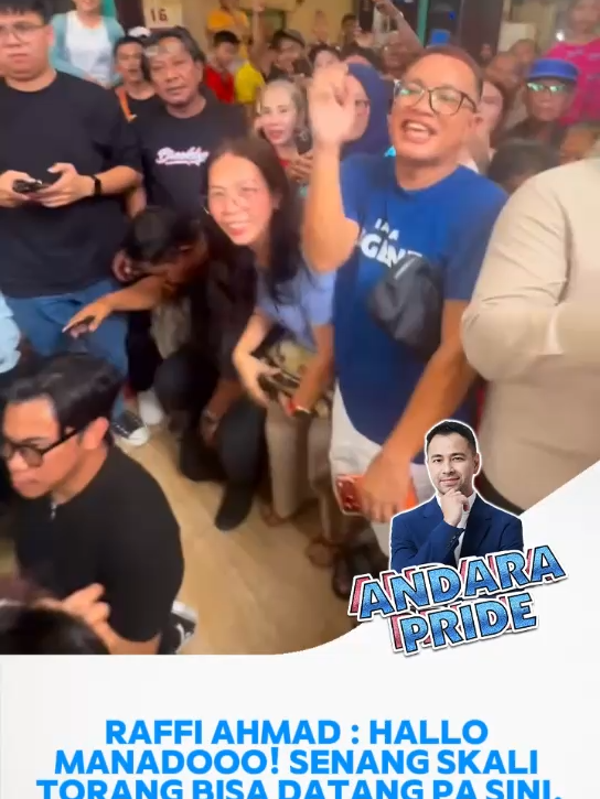 Hallo Manado! Senang sekali torang bisa datang pa sini! #raffi #raffiahmad #fyp #beritaviral #beranda
