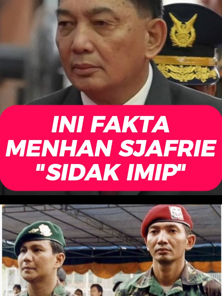 Berikut Fakta Sjafrie Sjamsoeddin Menteri Pertahanan Republik Indonesia, Yang Sidak Bandara IMIP Morowali #MenhanSjafrie #imipmorowali #ptimipmorowali #kopassus #bandarimip
