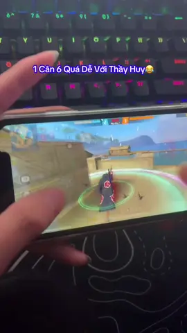Cân 6 Quá Dễ Với Thầy Huy Nè😂#freefire #huyne #xh 