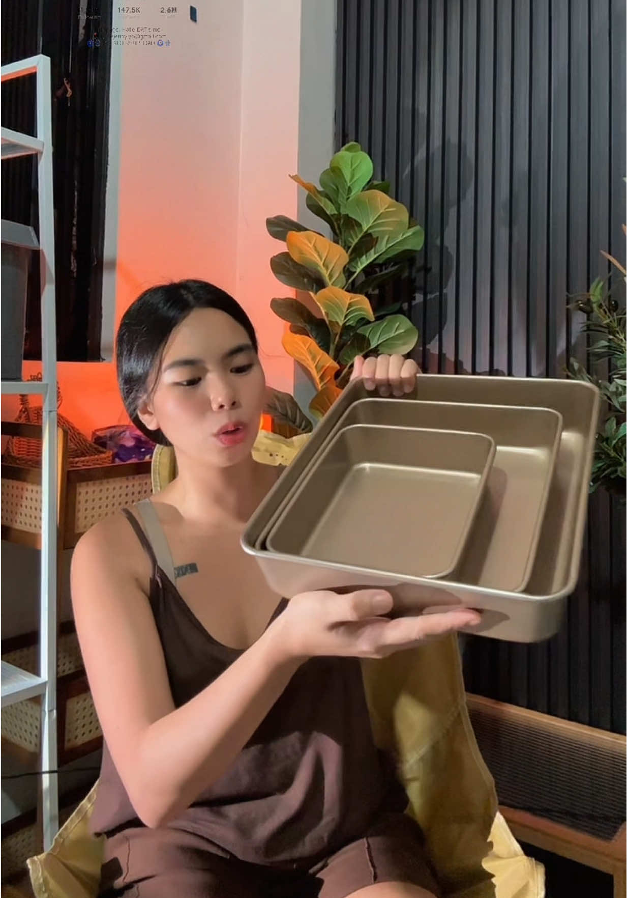 try naman mag bake eheee. 🤭😉  #bakingpan #bakingtray #3pcsbakingpan #deepbakingtray #cooking 