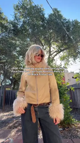 Need a new winter jacket? 🧥We’ve got you covered. Our Jeanna Jacket was made for @JayJay 🙂‍↕️ Only a few hours left of our Black Friday sale, U.S fam! 🛍️ Use code: BFSALE40 for 40% off sitewide.* ⭐️ Online only. Excludes sale & gift cards. #princesspolly #princesspollysale #princesspollyblackfriday 