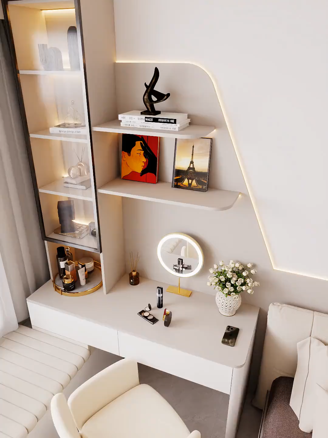 P18 | Thiết kế nội thất đẹp Sài Gòn 2025 #noithatphongngu #noithatgiare #noithatxuong #thietkenoithat #thicongnoithat #noithathomes #phongngu7m2