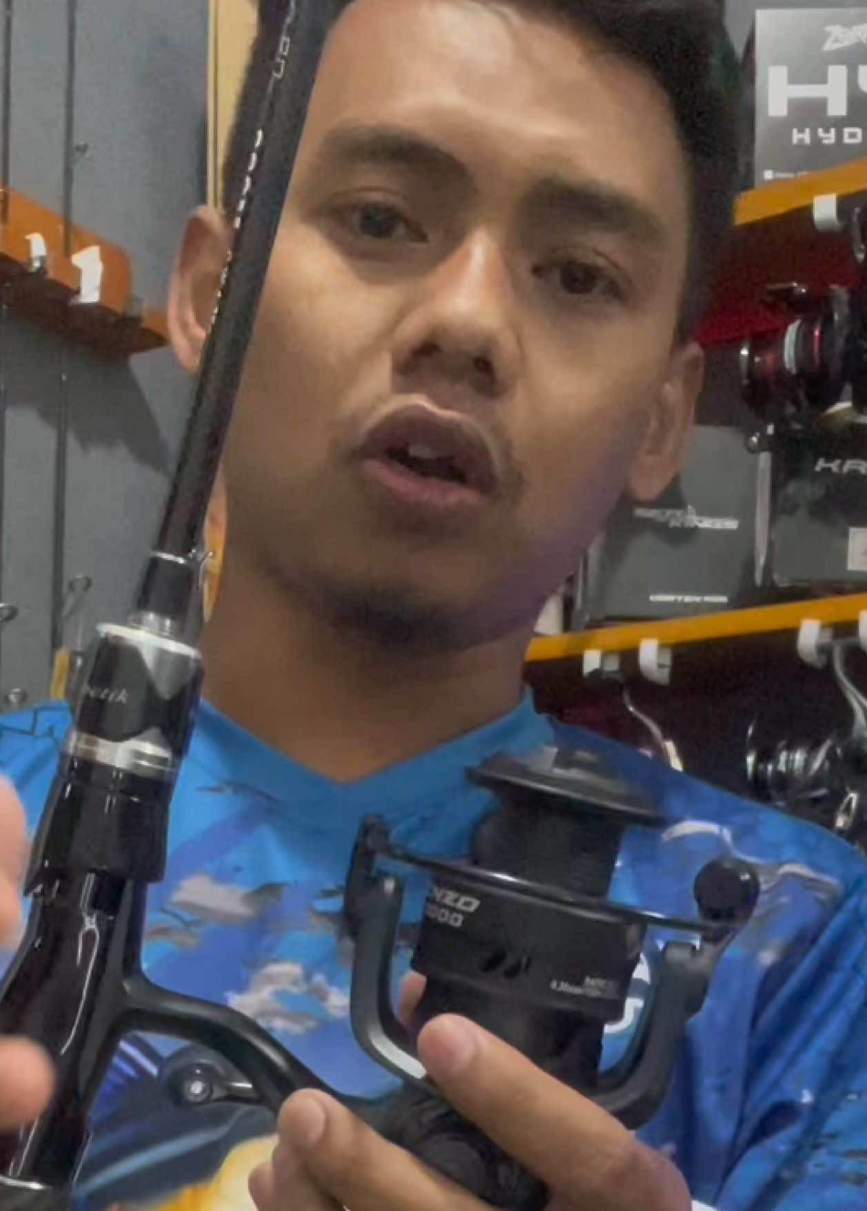 Zorro Berik x Enzo Reel, Kombinasi hitam yang keren dan berkelas! #joranpancing #setpancingmurah #jerseypancing #enzoreel #reelenzo