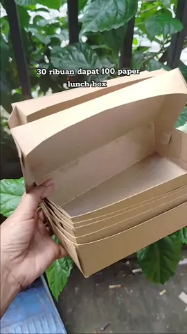paper lunch box 100 pcs #sipalingaffiliate #paperlunchbox 