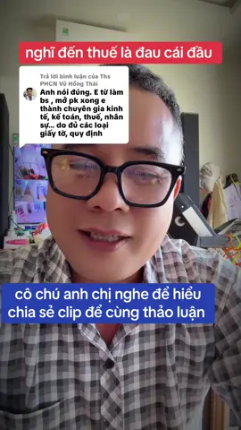 Trả lời @Ths PHCN Vũ Hồng Thái @BS Thái #bsthai 