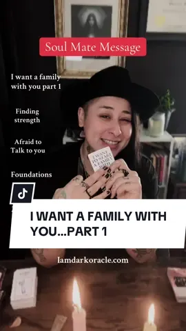 I want a family with you.. part 1… soul mate message / reading.  Collective and timeless. Take what resonates but don’t force it to fit. If it’s meant for you, you will know.  #soulmate #divinelove #oraclereading #channeledmessage #intuitivemessage 