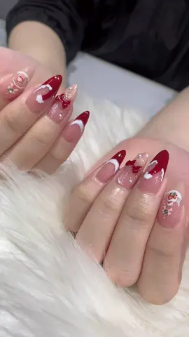 quá cutee⛄️⛄️🎁🎁#@Classy nails #classynailsq10 #fyp #nails #nailnoel 