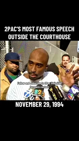 2Pac's most famous speech outside court #2pac #2pacshakur #tupac #tupacshakur #fyp 