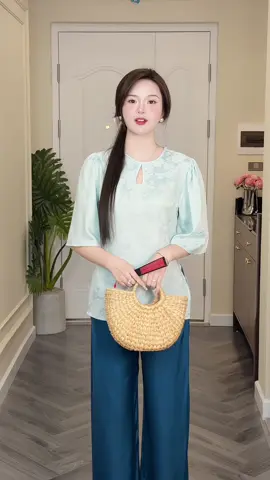 Đồ lam lụa gấm hoa có sz dưới 70 ki #champhanreview #dolam 