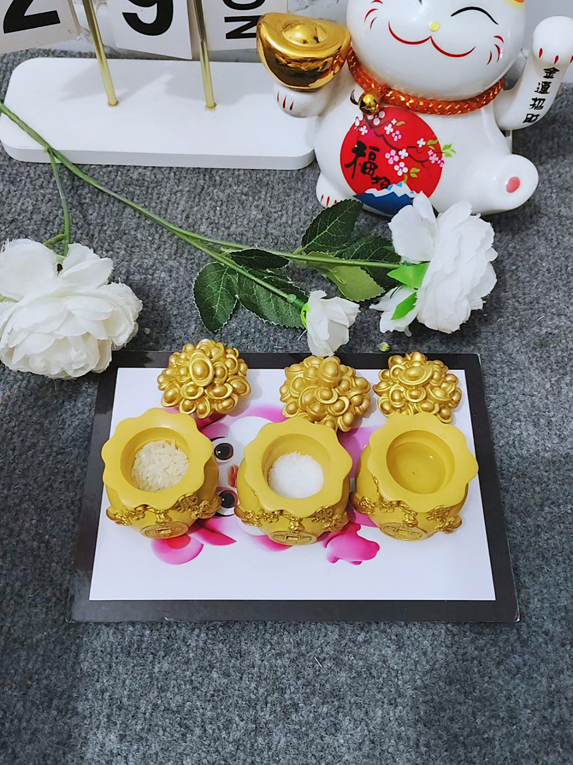 Combo 3 hủ đựng gạo muối tài lộc #cothamdayroi1 #hudunggaomuoitailoc #hudunggaomuoibanthantai #xuhuong @Cô Thắm Đây Rồi 