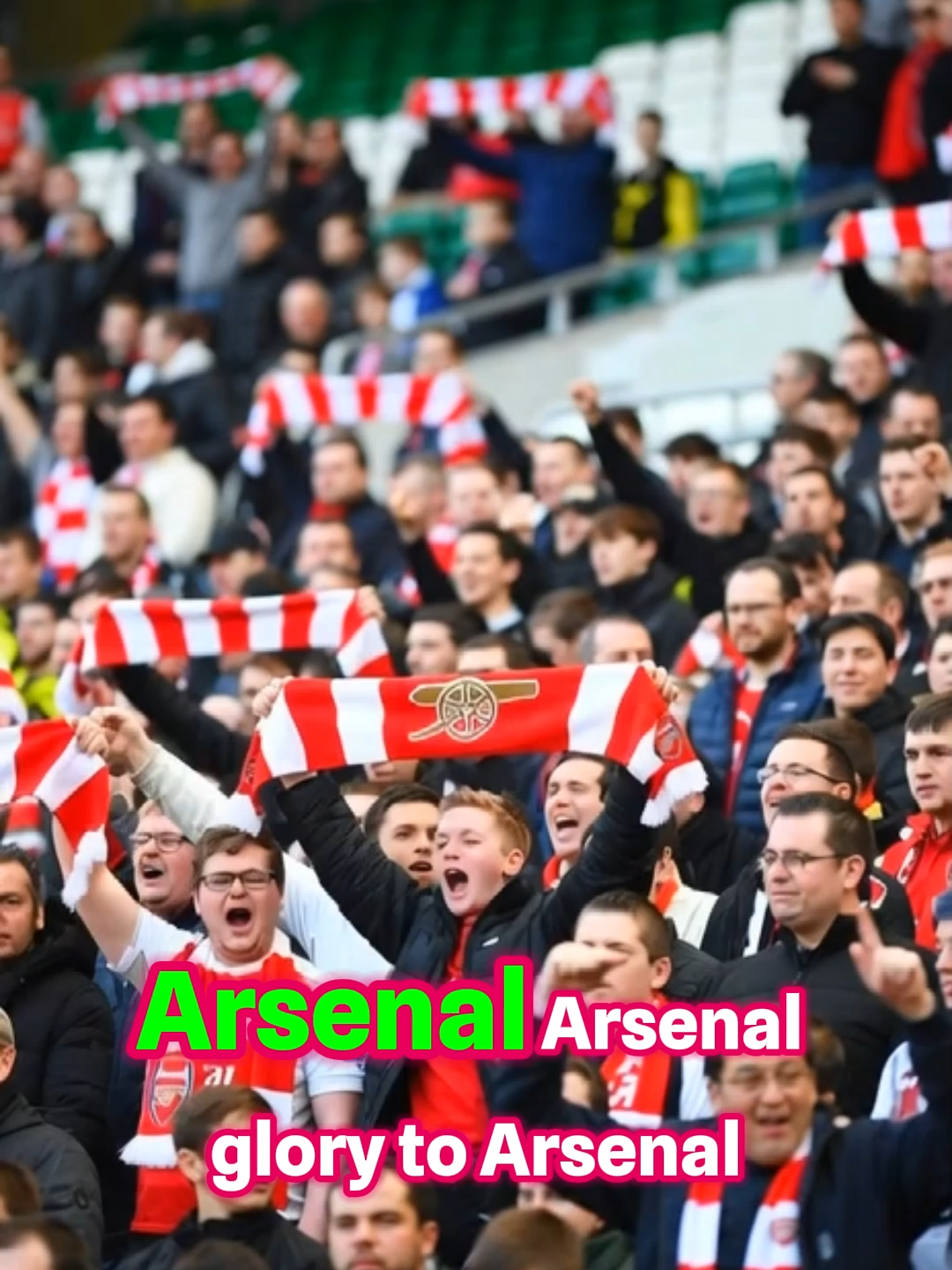 Glory to Arsenal 🔴⚪ #Arsenal #Gunners #COYG #NorthLondonIsRed #ArsenalFans #FootballChant #StadiumVibes #FanAnthem #FootyTok #ViralSound