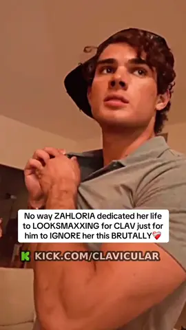 No way ZAHLORIA dedicated her life to LOOKSMAXXING for CLAV just for him to IGNORE her this BRUTALLY❤️‍🩹 #fyp #clavicular 