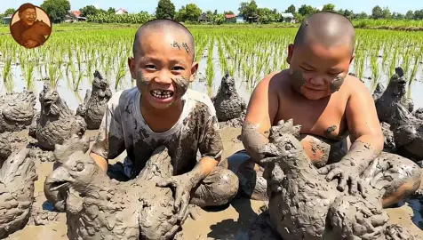 Hùng chồn làm gà đất sét troll capybara #veo3 #ai #capybara #xuhuong 