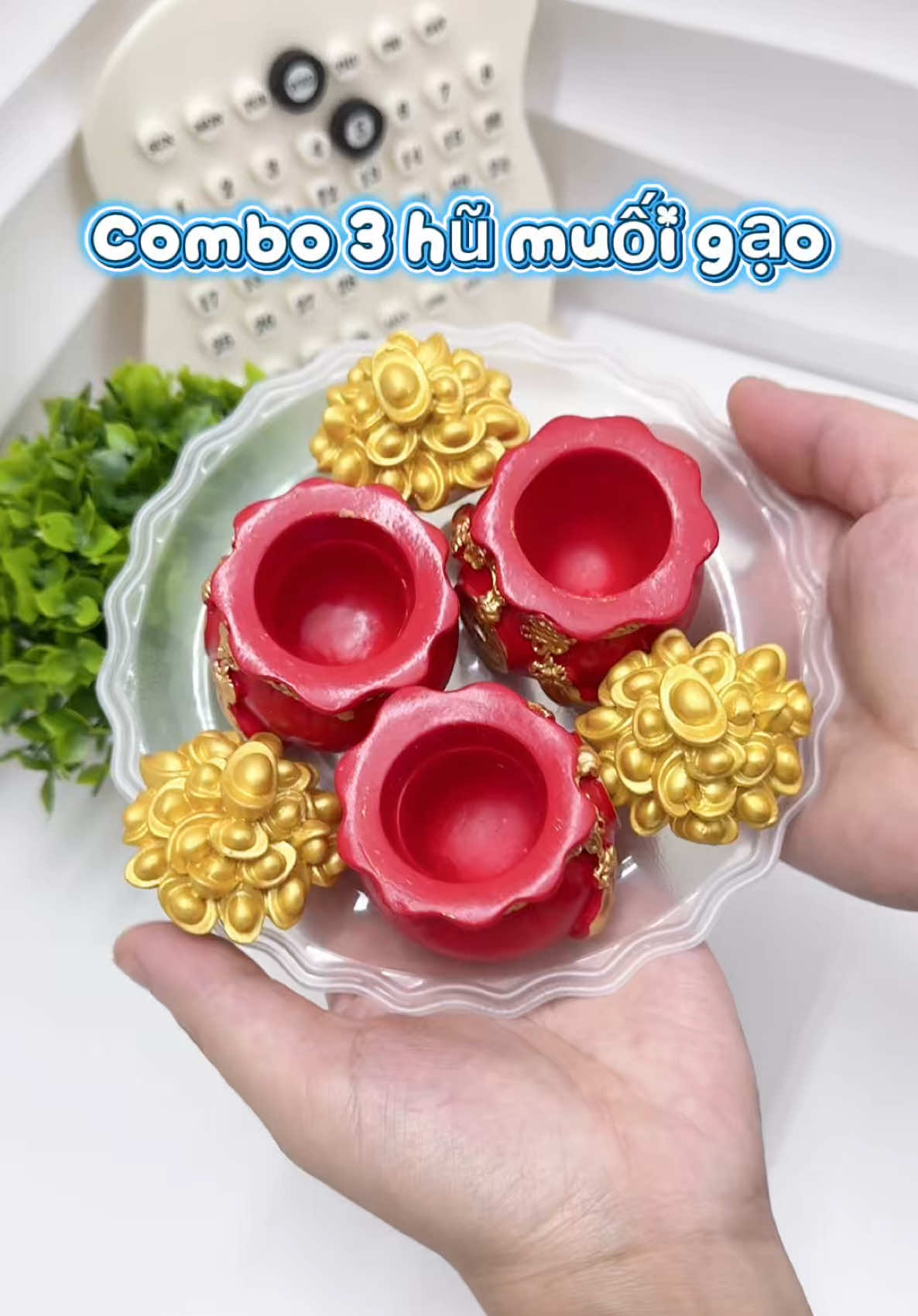 Combo 3 hũ đựng muối gạo tài lộc may mắn #duyencoishop #giadungtienich #hudungmuoigaotailoc #xuhuong 