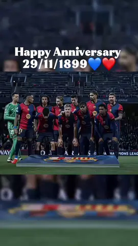 Happy Anniversary 126th💙❤️ #viscabarca🔴🔵  #viscacatalunya  #barcelonafc#fyp  #viewsproblem 