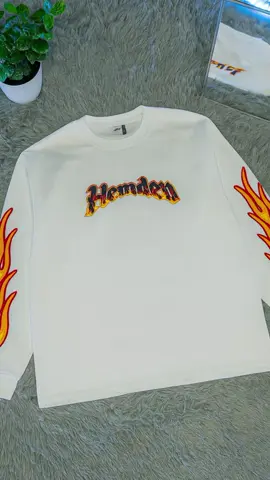 Hemdev Tshirt Longsleeve Flame tees katun 