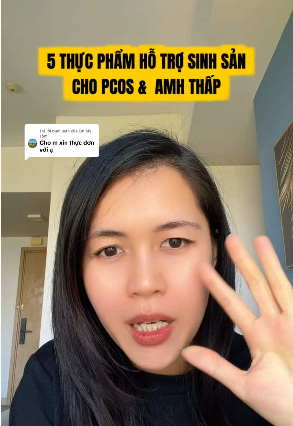 Trả lời @Em Mỳ Tôm 5 thực phẩm hỗ trợ sinh sản dành cho pcos và amh thấp #luongphampcos #pcos #khanginsulin #buongtrungdanang 