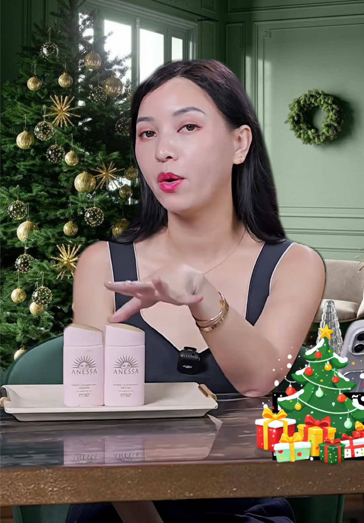 Không màu, không mùi, không dầu khoáng, không hương liệu, không paraben, không cay mắt - sữa chống nắng dành cho da nhạy cảm Anessa #suachongnang #anessa #danhaycam #kemchongnang #hannaholala 