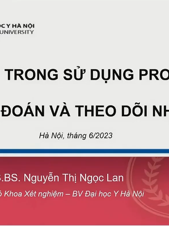 Một số lưu ý trong sử dụng Procalcitonin trong chẩn đoán và theo dõi nhiễm khuẩn #nhiemkhuanhuyet #pct #sepsiss #hoisuc #icu #sepsis #ssc #nhiemkhuanhuyet #hoisuc #capcuu #phacdo #nkh #icu #thuoc #chongdong #DAPT #NOAC #DOAC #thuyentacphoi #viemtuycap #PE #tieuhoa #noitieuhoa #roiloannhip #nhipcham