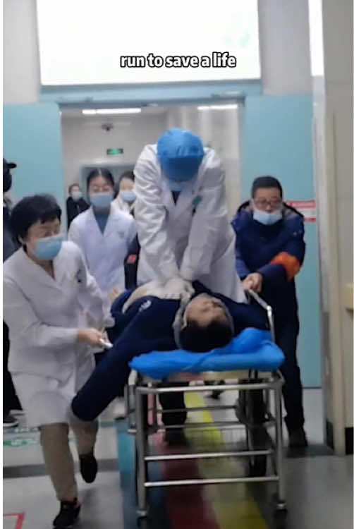 Doctors running to save a life.#RunningToTheCode#DoctorsRunning#CodeBlue#HospitalRunning#MedicalEmergency