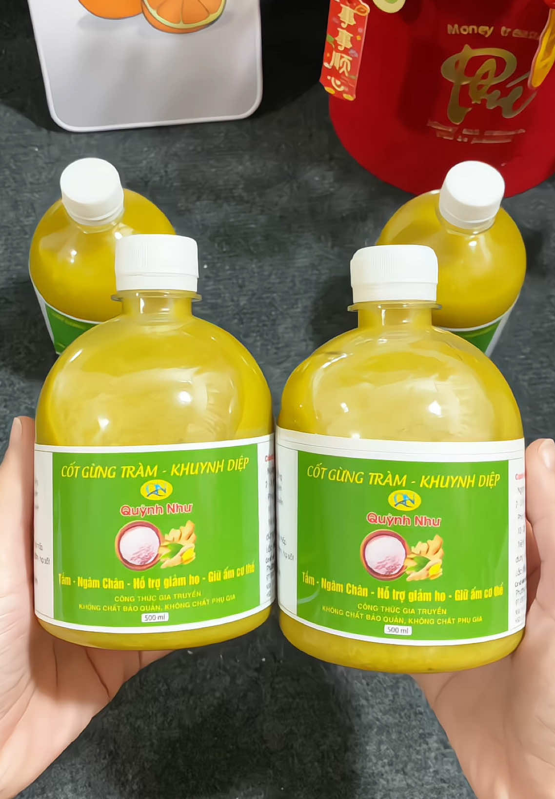 Deal hời combo 4 chai cốt Gừng Tràm Khuynh Diệp dùng tắm, ngâm chân rất tốt cho sức khoẻ trong mùa đông này, nhà có người già trẻ nhoe ko thể thiếu đâu ạ #taphoaloanloan #cotgungtramkhuynhdiep #cotgungtram #cotgungngamchan #xuhuong  @Tạp hóa Em Loan  @Tạp hóa Em Loan  @Tạp hóa Em Loan 