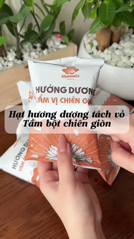 Ăn giòn ngon bùi béo thơm lắm mấy bà ăn thử đi nè #hathuongduong #huongduongchiengion #doanvat #snack #anuong 