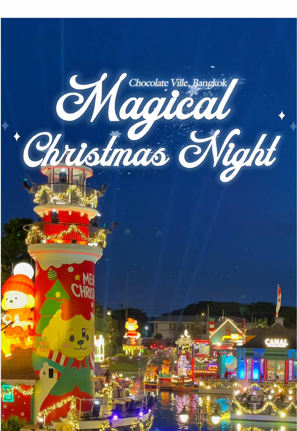 🪄Magical Christmas Night at ChocolateVille Bangkok💕🤏❄️ . 🎡✨ ราคาค่าเข้า / ต่อท่าน 📍 สามารถซื้อตั๋วได้เมื่อมาถึงร้าน . 1️⃣ พฤศจิกายน 2568 🎟️ บัตรค่าเข้า 150 บาท / ท่าน ⸻ 2️⃣ ธันวาคม 2568 🎟️ บัตรค่าเข้า 150 บาท / ท่าน 🗓️เฉพาะวันที่ 5, 6, 7, 20, 21 และ 27–30 ธ.ค. บัตรราคา 180 บาท / ท่าน 🗓️เฉพาะวันที่ 24, 25, 26 และ 31 ธ.ค. บัตรราคา 200 บาท / ท่าน ----- 3️⃣ มกราคม 2569 🎟️ บัตรค่าเข้า 150 บาท / ท่าน 🗓️เฉพาะ 1-4 ม.ค. บัตรราคา 180 บาท / ท่าน . 👧🏻เด็กอายุต่ำกว่า 5 ขวบ 