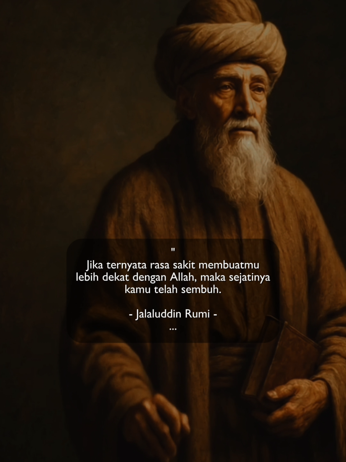 maka sejatinya kamu telah sembuh #quotesislamic #islamicquotes #jalaluddinrumi #fyp #CapCut 