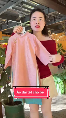 Áo dài tết cho bé#duongnhim #aodaitetchobe #aodaitetbegai #aodaicachtan 