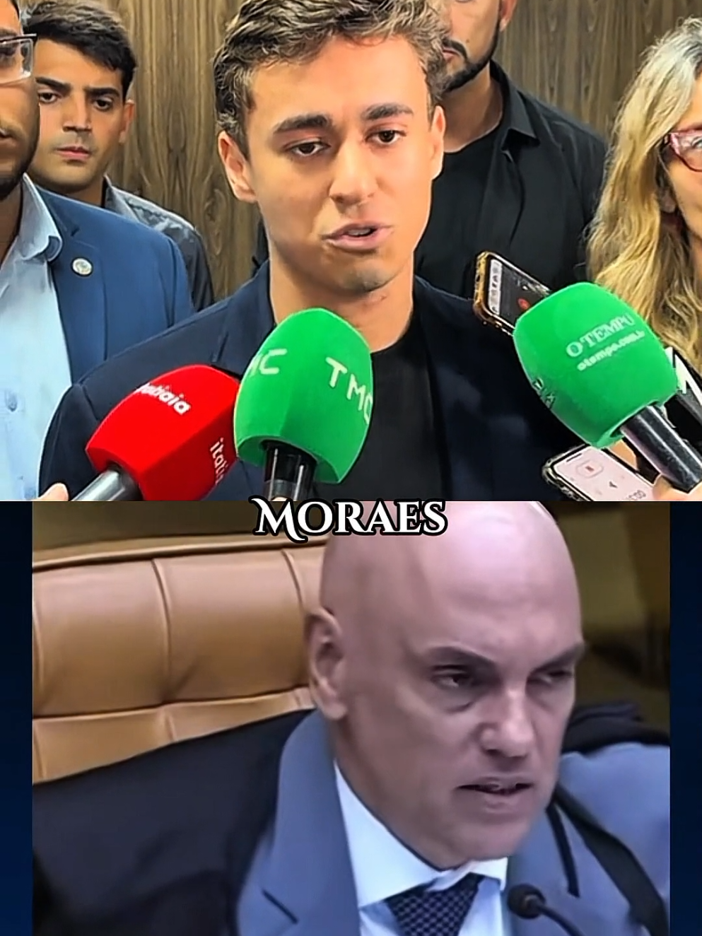 Nikolas Ferreira enfrenta Moraes após cobrança sobre celular! #nikolasferreira #bolsonaro #alexandredemoraes #noticias 