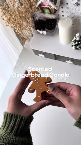 Holiday series ✨ Scented Gingerbread Candle #scentedcandle #holidayseason #christmasgift #whitegirlyfinds 