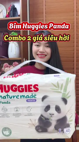 Bỉm Huggies Panda đang có deal hời, tranh thủ săn nào các bác ơi #bimchobe #bimhuggies #bimhuggiesnaturalmade #bimhuggiespanda 