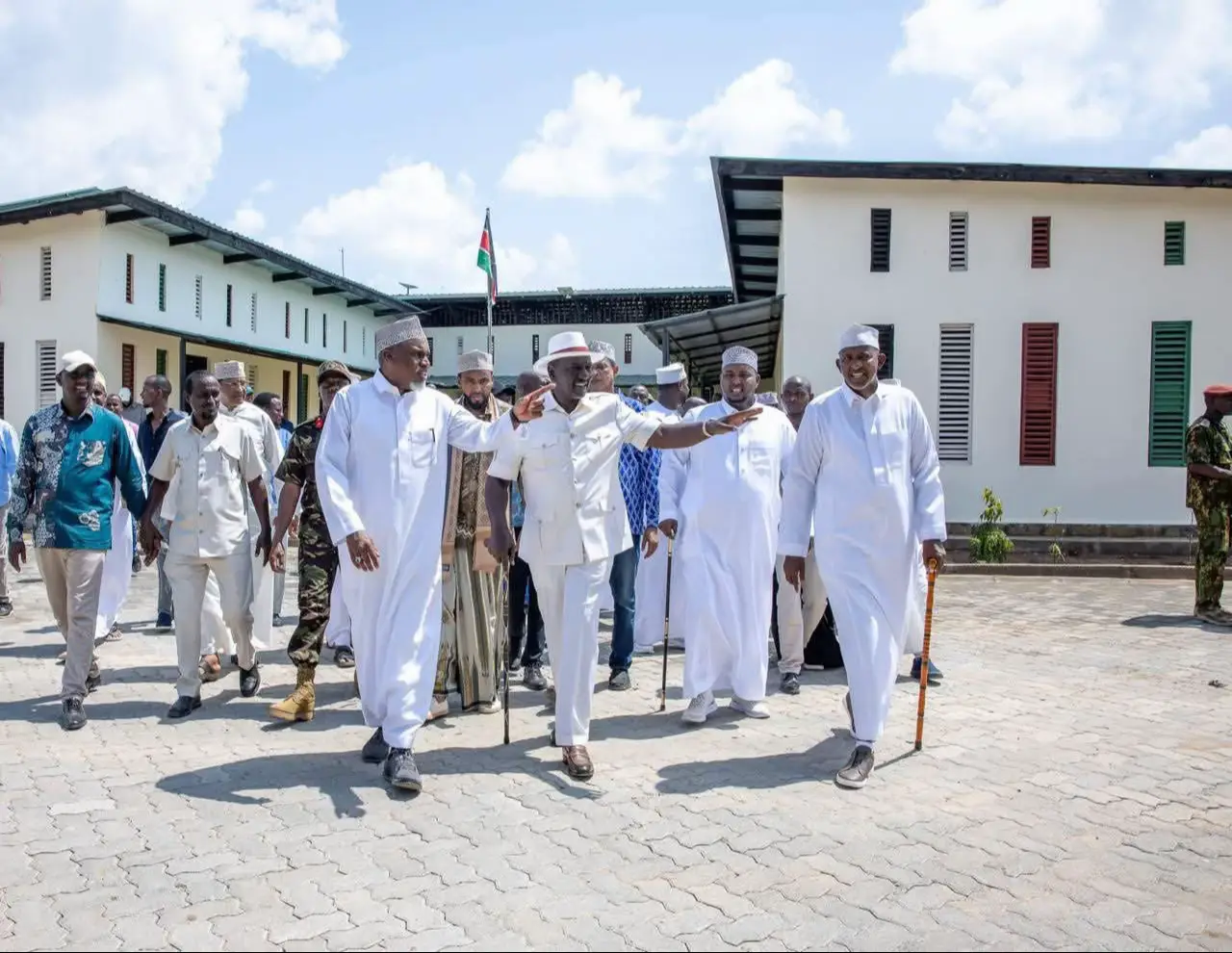 President Ruto opens Yussuf Haji Girls Secondary in Masalani, Garissa County. @State House Kenya #madaxweynanfdwill #trendingpost #home008🥰🥰 #the24newstv📡 #fyypppppppppp 