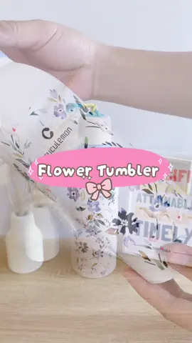 White Flower from #cuculemontumbler #homeessentials #tumblerstainless #saveearth🌍 #tumblermewah 