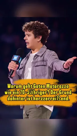 Warum geht Gaten Matarazzo wie ein 70-Jähriger? Der Grund dahinter ist herzzerreißend. #strangerthings5 #celebrity #fyp #gatenmatarazzo 
