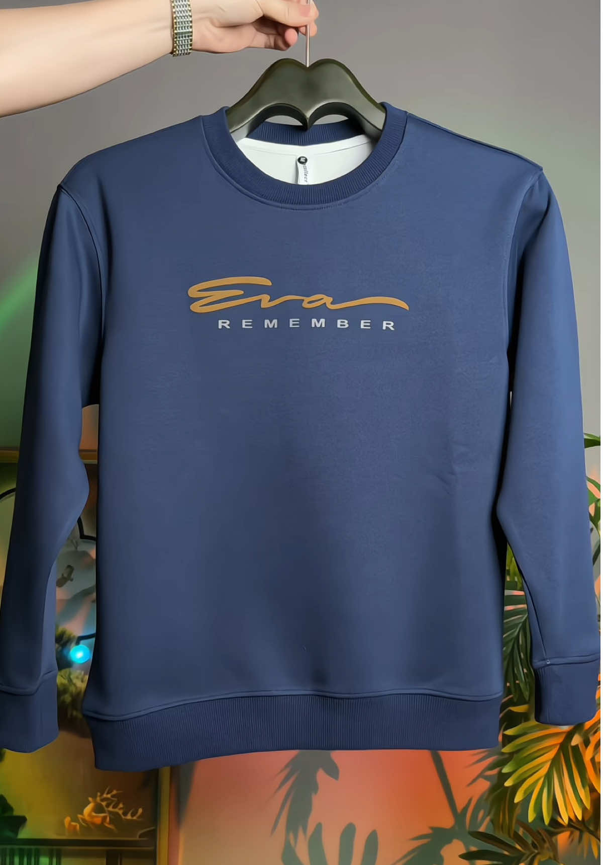 Áo nỉ nam - sweatshirt phom rộng in chữ, vải nỉ cotton 2 lớp #aothudong #aothunnam #aothundaitay #thoitrangnam #xuhuong 