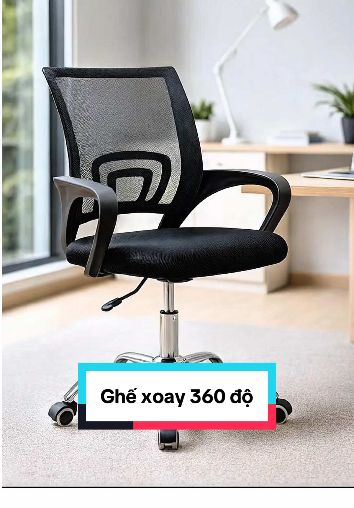 Ghế văn phòng xoay 360 độ #ghecongthaihoc #ghexoay360 #ghevanphong #xuhuong #thinhhanh 