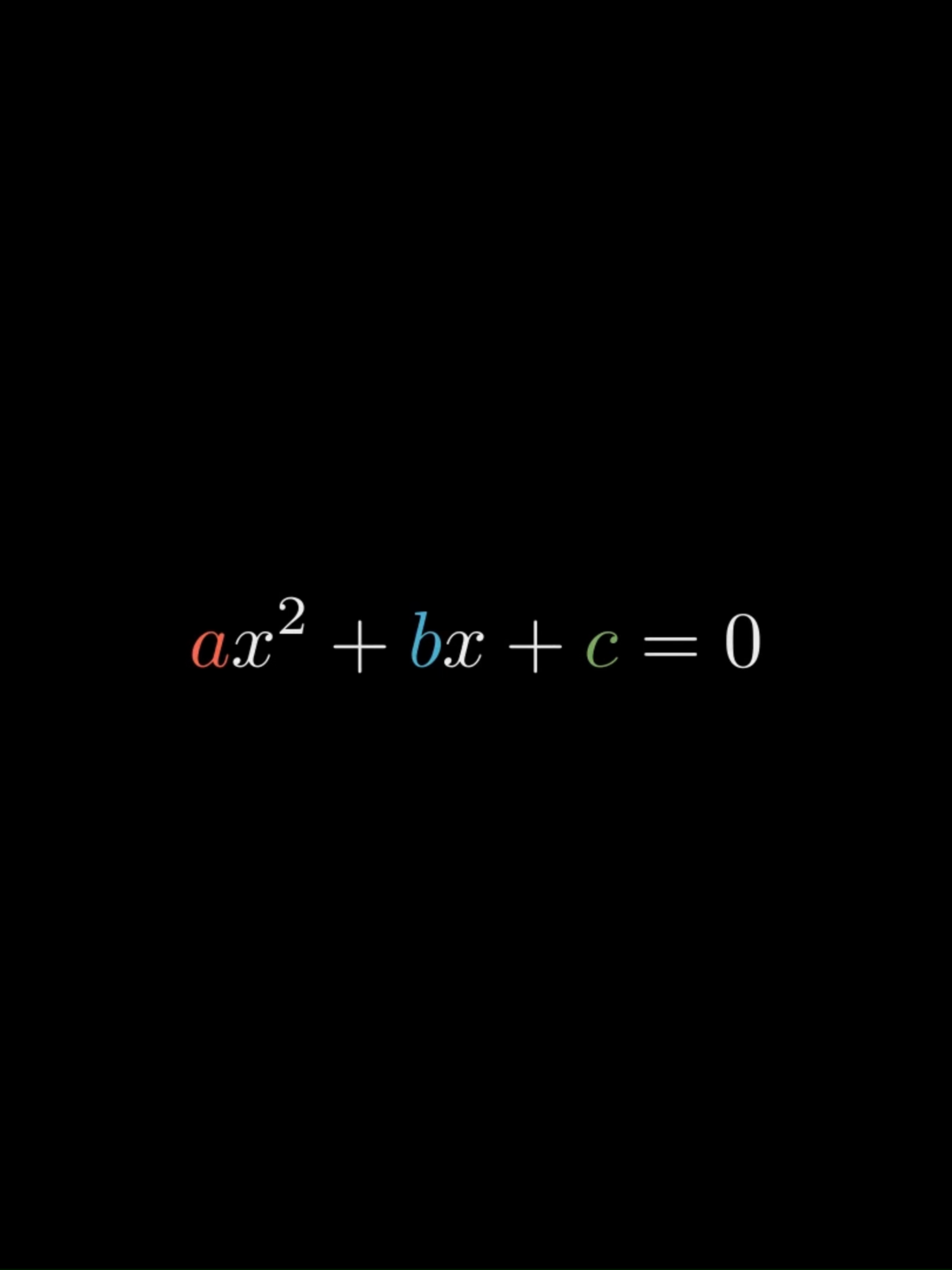 Derivation of Quadratic Formula 🛠️ The Derivation Process The process starts with the general form of the quadratic equation, ax^2 + bx + c = 0, where a, b, and c are constants. Normalization: First, the entire equation is divided by a (assuming a is not zero) to make the coefficient of the x^2 term equal to 1. Isolation: The constant term, c/a, is moved to the right side of the equation, leaving only the x terms on the left. Completing the Square: This is the core step. A specific value is added to both sides of the equation to make the expression on the left side a perfect square trinomial. This value is (b/2a)^2, which is half the coefficient of the x term, squared. Factoring and Simplification: The left side is now factored into a squared binomial of the form (x+b/2a)^2. The right side is simplified by finding a common denominator, which allows the two fractions to be combined into a single fraction. Taking the Square Root: The square root is taken of both sides of the equation. This requires introducing the ± sign on the right side to account for two possible solutions (positive and negative roots). Final Isolation: The term b/2a is moved from the left side to the right side, isolating x. Since both terms on the right side share a common denominator, they are combined into a single expression. This final expression for x represents the two solutions to any quadratic equation, which is the quadratic formula. #math #fyp #mathematics #mathedit #xyzabc #LearnOnTikTok #learning #mathtok #fypシ゚ #quadratic