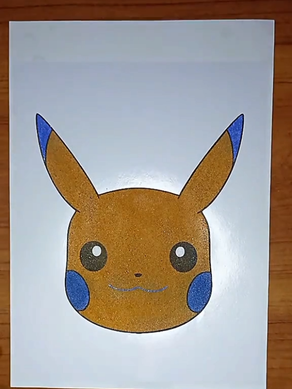 Pikachu 🙉 Sand painting & art | #sandpainting #drawing #art #colors #sandart 