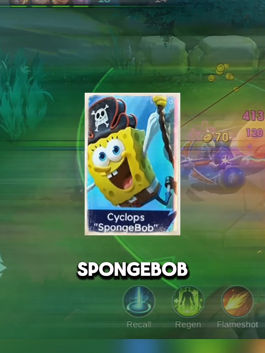 ternyata selain dapet skin spongebob kalian juga bisa dapetin efek chat mlbb dll. #MLBBXSpongeBob #MLBBFriendFest #MLBB 