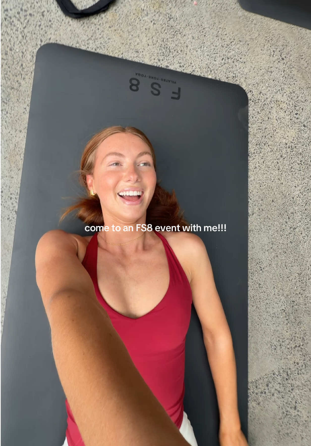 sooooo we tried a @FS8 workout 🤘🏼 #pilates #workout #yoga 