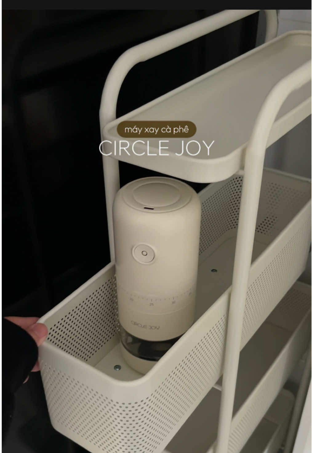 unbox máy xay cà phê CIRCLE JOY ☕️🍂#asmr #unboxing #mayxaycaphe #circlejoy #coffee 