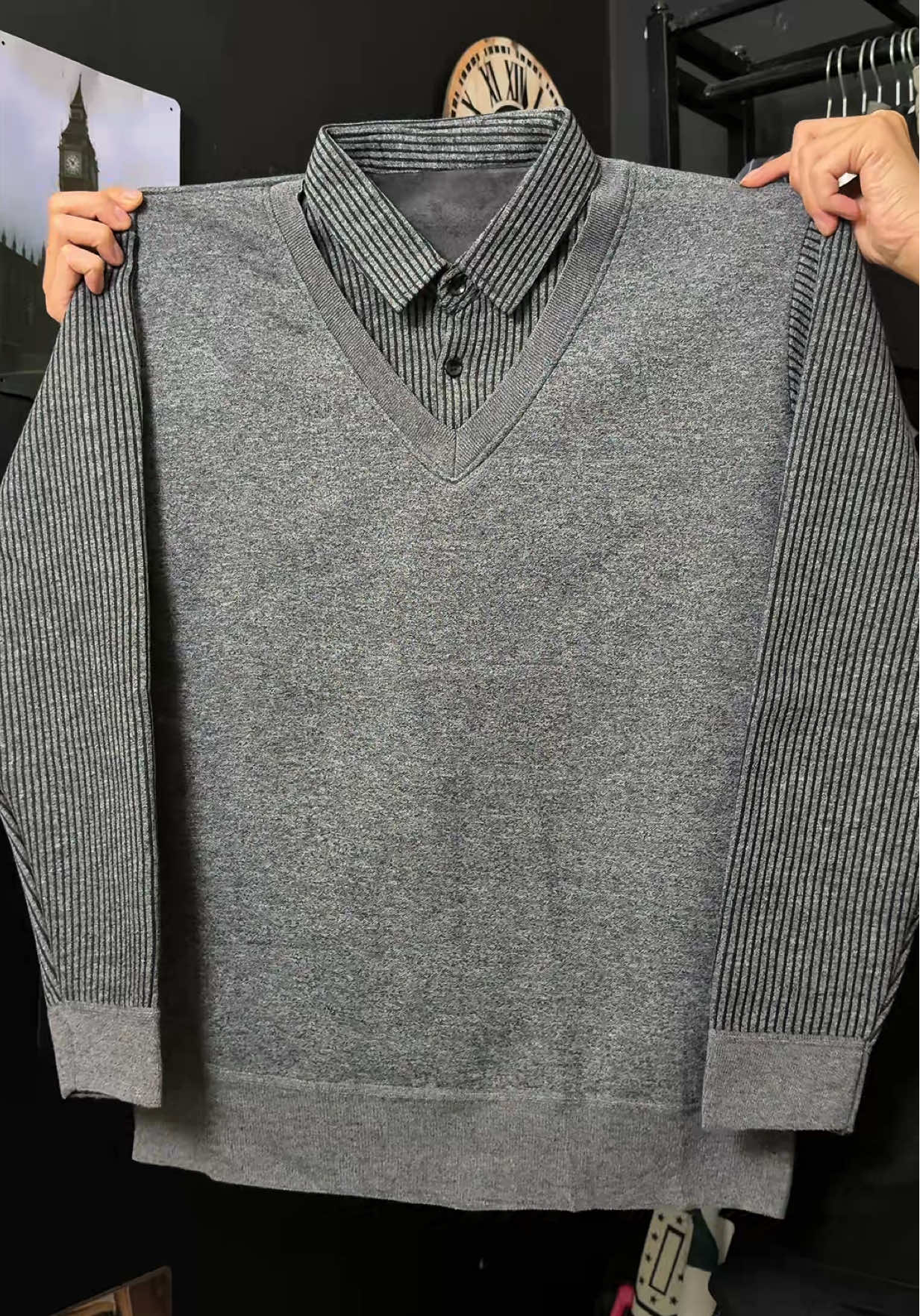 Áo len dệt kim lót lông cừu #aolen #aosomi #OOTD #outfit #fyp 